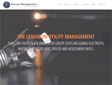 Tablet Screenshot of energymanagementsa.com